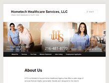 Tablet Screenshot of hometechhealthcare.com